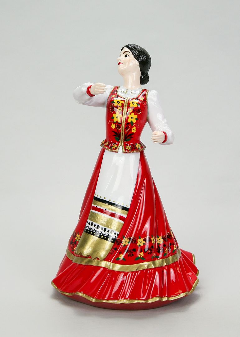 Статуэтка Казачка в танце (ручная роспись) купить
