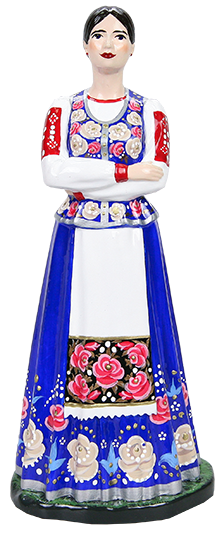 Статуэтка Казачка со сложенными руками  (ручная роспись) купить