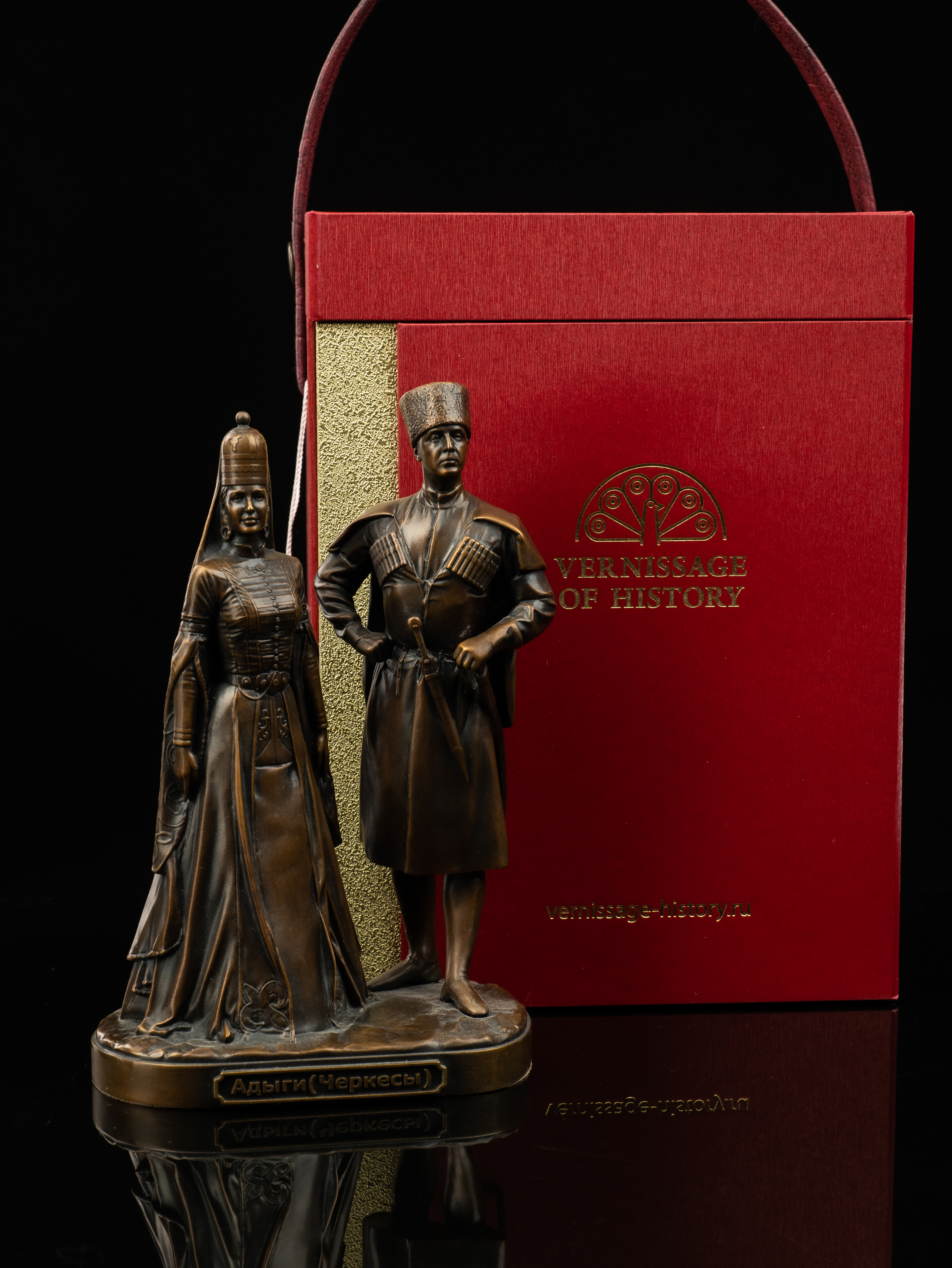 Статуэтка Адыги (Черкесы), Бронза купить