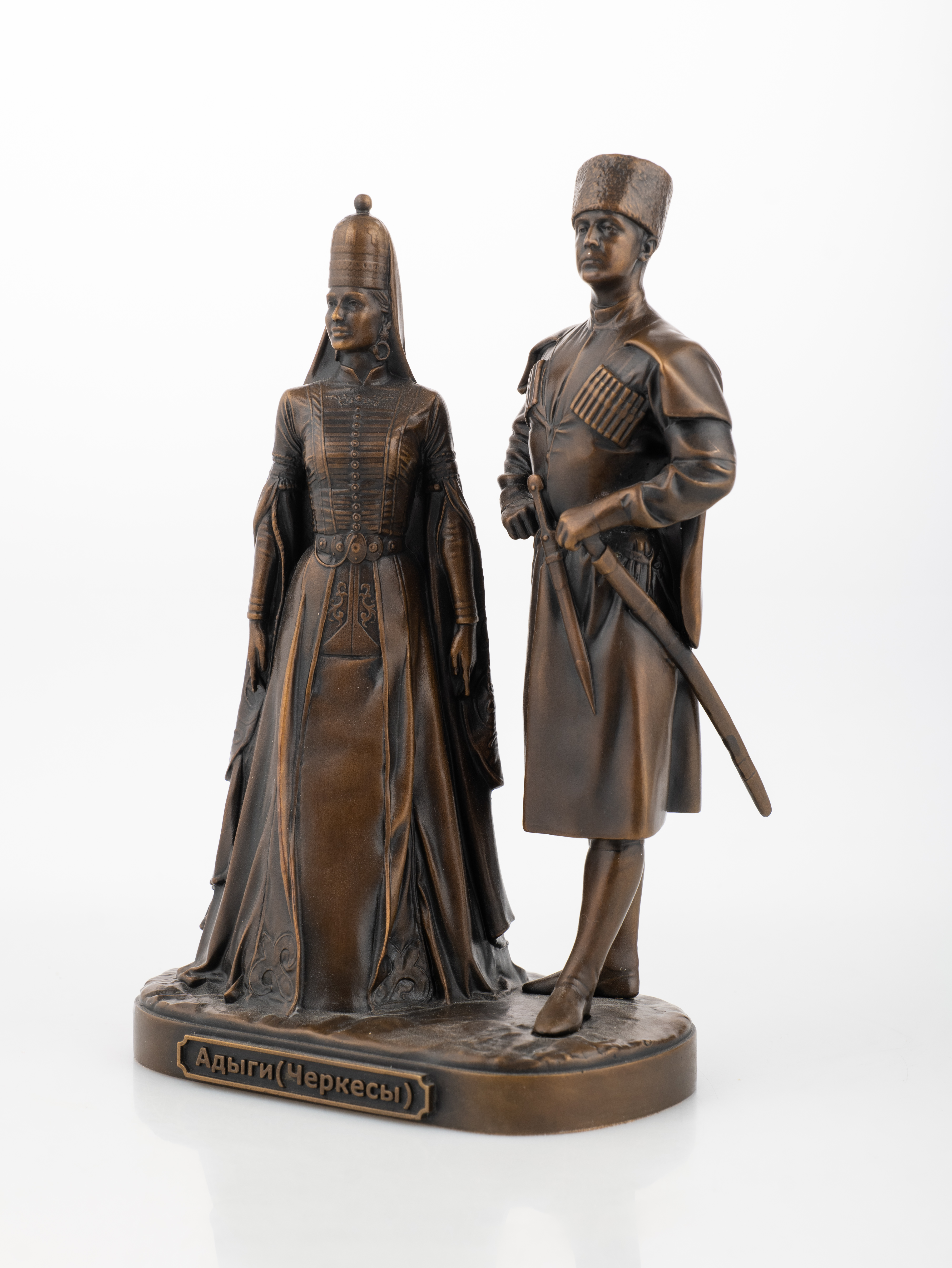 Статуэтка Адыги (Черкесы), Бронза купить