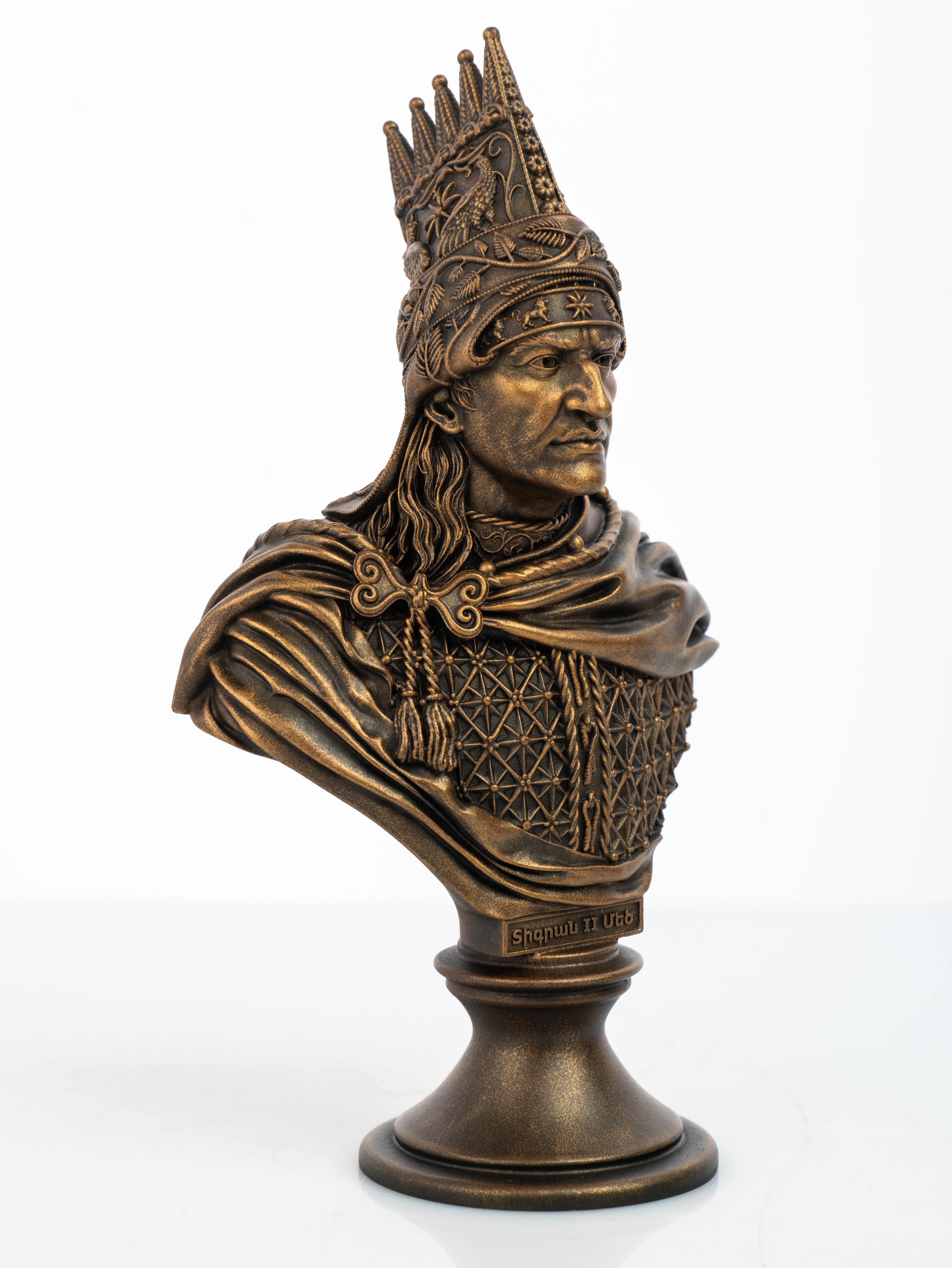 Бюст Царь Тигран Великий II (состаренная бронза)  купить