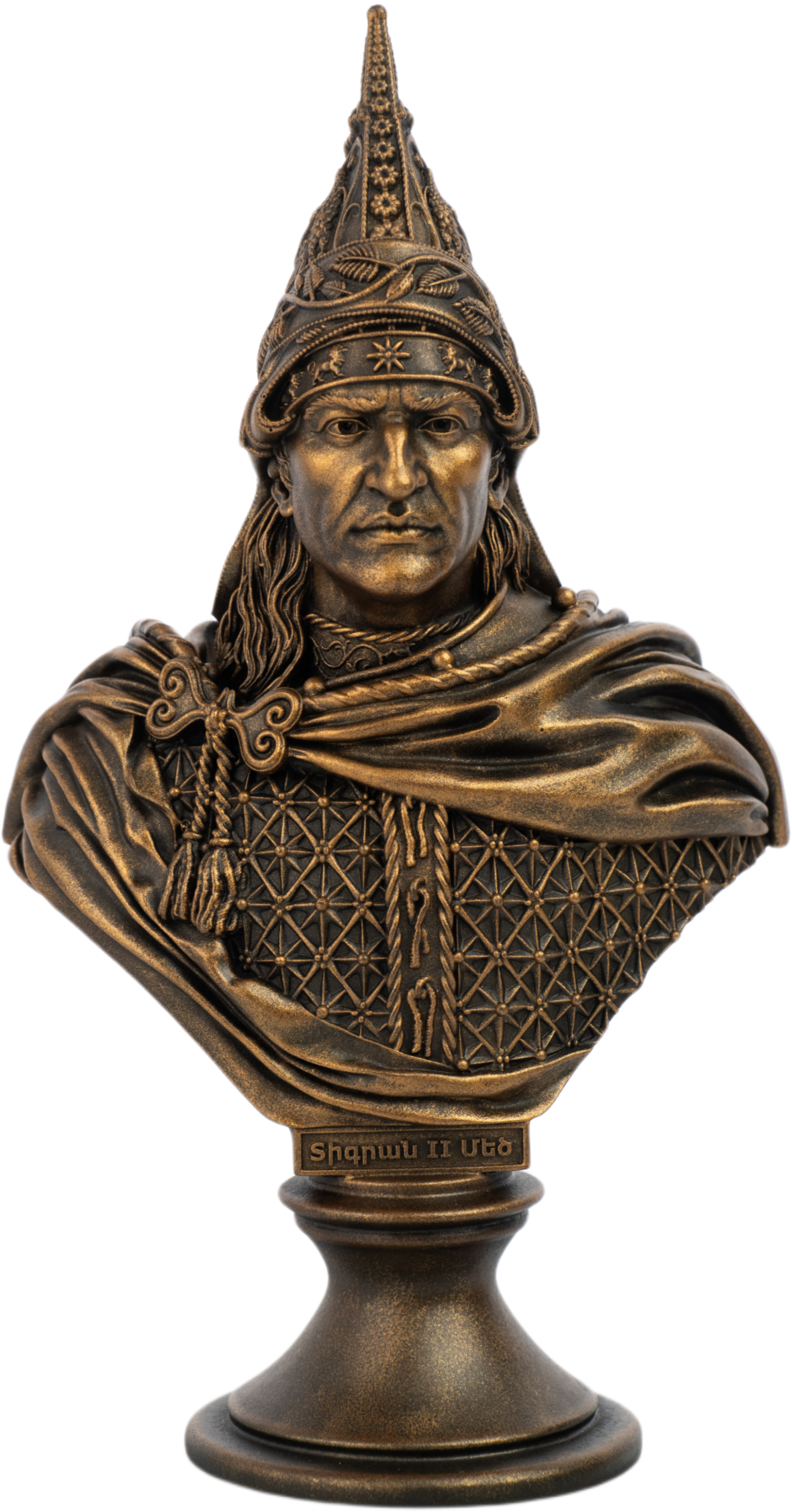 Бюст Царь Тигран Великий II (состаренная бронза)  купить