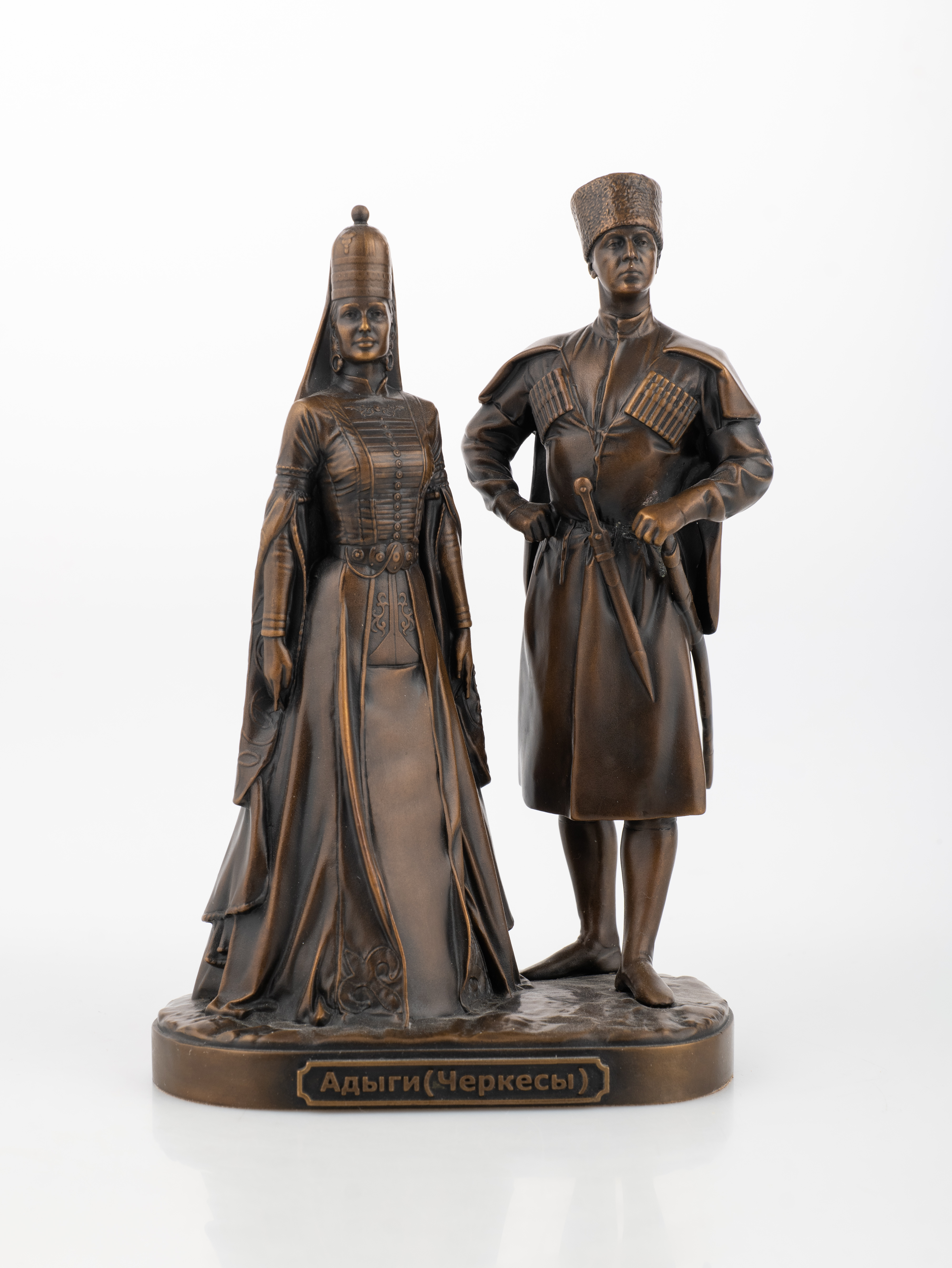 Статуэтка Адыги (Черкесы), Бронза купить